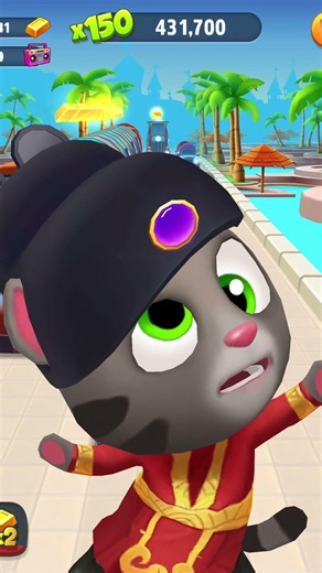 Talking Tom Gold Run Persimmon Angela - Fortune Tom - ECO Angela Funny Fails & Falls Moments