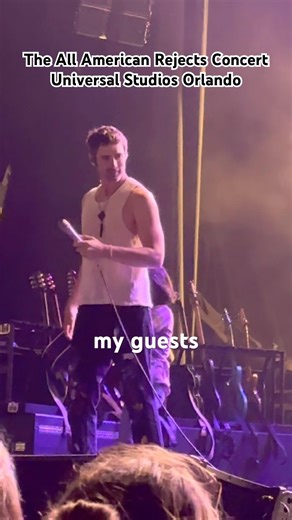 The All American Rejects Concert Getting Ready for the Next Song #allamericanrejects #aar #concert