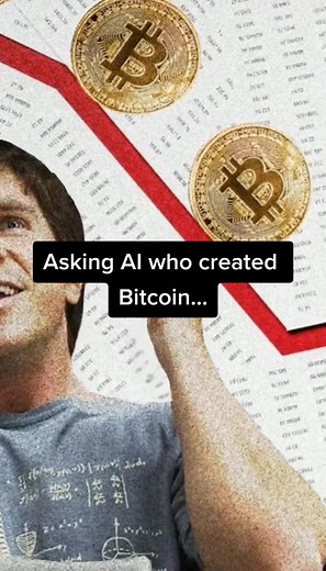 Asking AI who created Bitcoin... #econmusk #bitcoin #satoshinakamoto #elonmusk #dogecoin #crypto #cryptocurrency #artificialintelligence