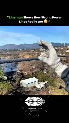 sci || tech || history on Instagram: "A lineman working high above the ground shows the strength of the power line and the safety skills used by professionals on high-voltage systems. Using special tools and careful techniques, the lineman handles the line to show how it carries electricity safely while following strict safety rules to stay protected during the job. . . (no copyright intended, DM for credit or removal) . . . . #knowledge #fyp #history #didyouknow #technology tech innovation expe
