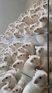 Meet the troublemakers who turned my lab upside down 😟 #white #rats #ai | Jyo John Mulloor