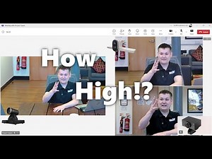 Should I install my meeting room camera above or below the display?