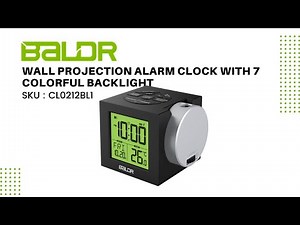 Wake Up to Time Projected on Ceiling with a Projection Clock