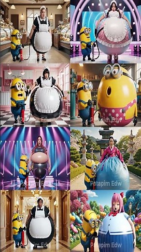 Top 8 Best Female Inflation Transformations into Maids #italianbrainrot #memes #trending