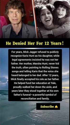 Mick Jagger's Hidden Family Story Finally Came Full Circle. #mickjagger