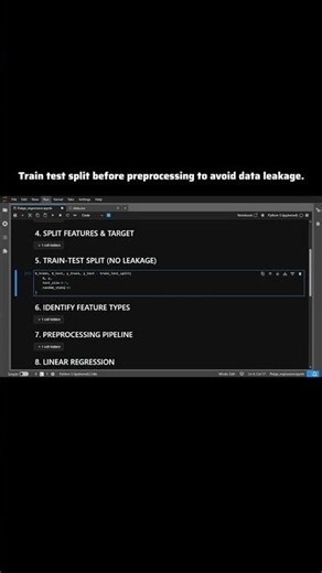 Day 2 - Ridge Regression #youtubeshorts #viral #shorts #buildinpublic #coding #datascience