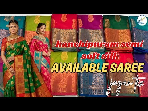 🔴JAYAN TEX is live Today Kanchipuram semi soft silk ✨don’t miss the live