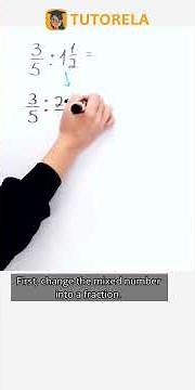 Fraction Division: Solving 3/5 ÷ 1½ Simplified #Math #MixedFractions