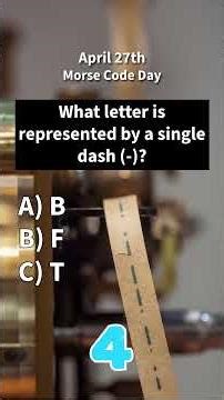 Morse Code Day Quiz