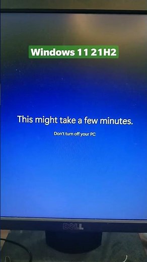 Windows 11 21H2 installed!