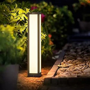 Landscape Path Light, 32" Modern Outdoor LED Luxury Bollard Lighting with IP54 Waterproof for Lawn Courtyard Driveway Pathway Decoration