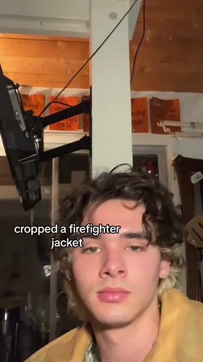 Cropped Firefighter Jacket Transformation | Fashion TikTok