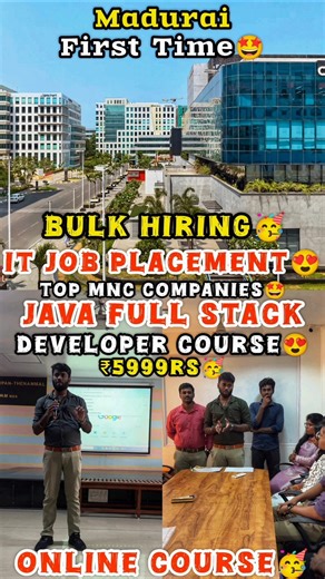 💢🤩Java Full Stack Developer IT Company Placement🥳⁉️|#shorts #jobs #trending #viralshorts #hiring