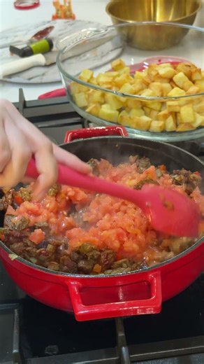 Boneless lamb shank stew…