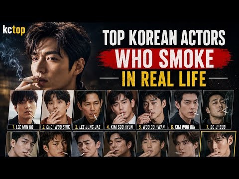Top korean actors who are smoke in real life | Kdrama Actors