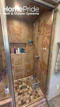 FROM TILE TO LUXSTONE | Total Shower Remodel in Evergreen, CO