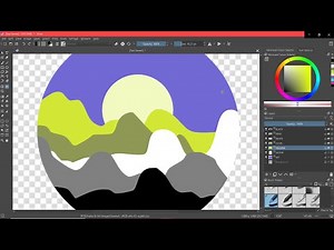 KRITA - Lesson 07 - Layers, Opacity, Blending Modes, Duplicate Layer, Delete Layer, Freehand Path