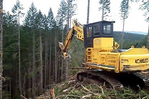 Oregon logger Mark Turner, a leader in the ALC, shares this video of jammer logging. Mark's brother Greg is running the machine. He is whipping the line around, so that he can throw it out to the choker setter. | American Loggers Council