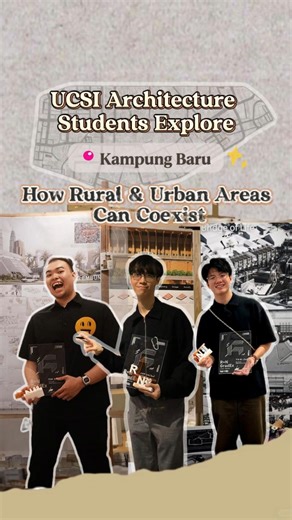 As the City Expands, How Can the Kampung Preserve Its Identity? UCSI architecture students ventured into the heart of Kuala Lumpur to study the traditional Malay village of Kampung Baru. They explored its community culture, way of life and spatial character, experiencing firsthand the rhythms that define this historic enclave. Each design proposal may take a different direction, but they share a common goal: to ensure that Kampung Baru preserves its spirit, identity and distinctive character as 