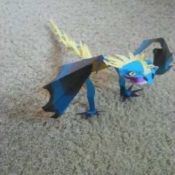 How to make a paper Deadly Nadder? (Stormfly)