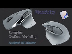 Plasticity 3D Tutorial | Logitech MX Master Design | Complex Surface Modeling (Part 01)