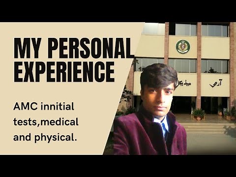 Complete procedure of AMC initial test,medical,physical and documentation. My Personal experience.
