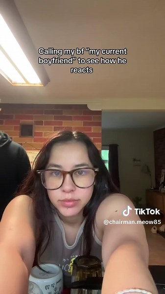 Calling my boyfriend my current bf🤪🤪😝🤣#prank #funnyvideo #fyp #usa #couple