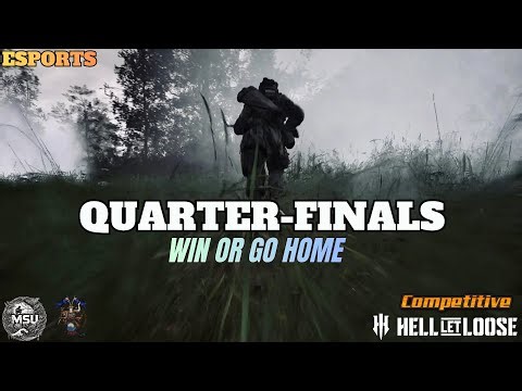 Win Or Go Home | Competitive Hell Let Loose Quarter Finals | MSU vs TFMC | Utah Beach WN7 Console