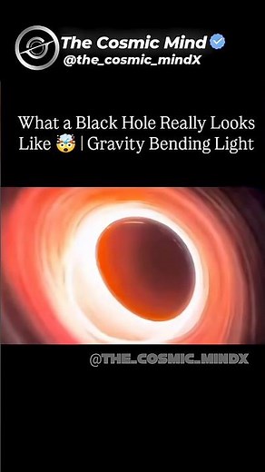 What a Black Hole Really Looks Like 🤯 | Gravity Bending Light
