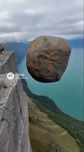 The Moment the Boulder Falls