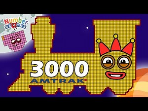 Numberblock Puzzle Tetris Game 3000 ASMR SPACE Fanmade Animation