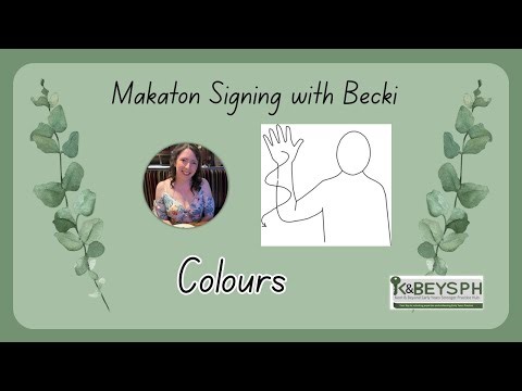 Makaton Signs: Colours
