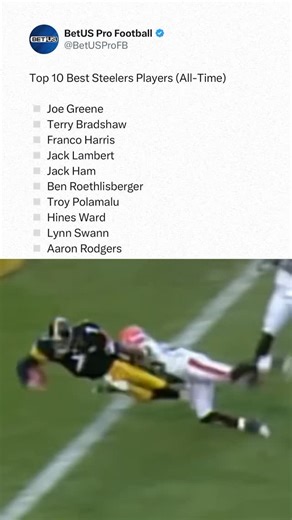 BetUS Sports on Instagram: "Top 10 Steelers Players 🚨 What would YOU change? 🔥 Claim your 150% BONUS: link in bio"
