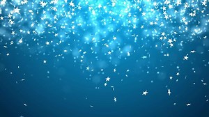 Download Loop animation star falling, Falling stars on blue background for free