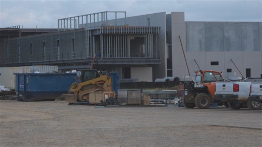 Construction crews are making progress on the Decatur recreation center