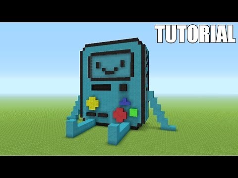 Minecraft Tutorial: How To Make A B.M.O "Adventure Time" !! (Survival House)