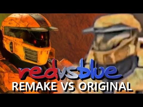 Red vs. Blue Episode 1 Remake vs. Original Comparison