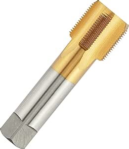 Metric M32 X 1.5 HSS Ti-Coated Straight Flute Thread Tap, M32 X 1.5mm Titanium Coated Thread Machine Tap Right Hand