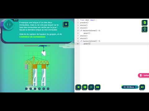 Coder une Grue Intelligente avec Python