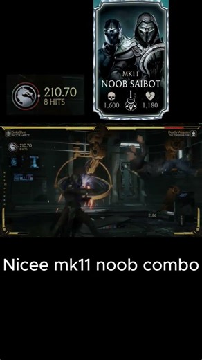 MK11 insane noob siabot combo 530 damag🤯#mortalkombat #comboes #mk11