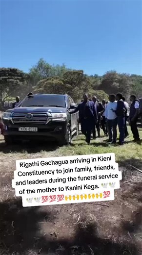 Rigathi Gachagua Attends Kanini Kega's Mother's Funeral