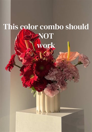 Mastering the Red and Pink Floral Combination