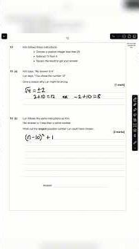 Algebra - Substitution and Forming Expressions | GCSE Higher Maths #maths #algebra #aqa
