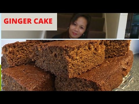 How To Make Soft and Moist Ginger Cake