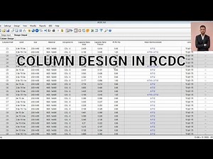 ✅Column Design in RCDC #staadpro #rcdc