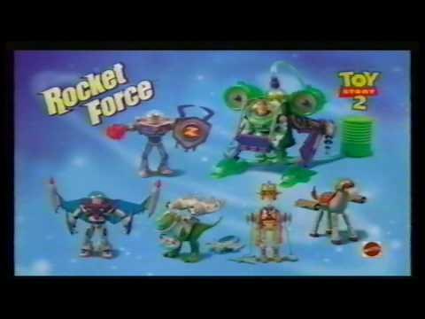 Disney Pixar Toy Story 2 Rocket Force Action Figure Mattel TV Commercial