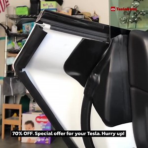 🚗 Upgrade Your Tesla: Teslahubs™ ProGuard 🔇 Enjoy quieter drives with our Teslahubs™ ProGuard for Tesla S 3 X Y. Our weather strips cut down noise significantly. 📉 Proven Noise Reduction: Up to 6x quieter for a peaceful experience. 🛠 Easy Install: Reduces dust, and improves insulation & HVAC efficiency. 🌧️ Weatherproof Tesla: Stronger seal against water. 📦 Kit: 6 custom-fit rubber strips. 🔬 Efficient & Effective: Scientifically proven noise reduction. https://teslahubs.com/products/teslah