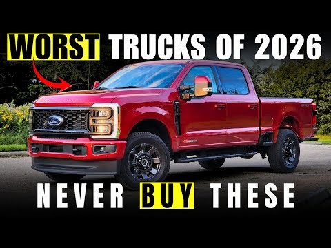 12 Pickup Trucks You Should NEVER Buy in 2026
