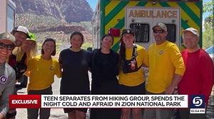 Video: Rescued teen stranded overnight in Zion National Park Narrows shares her story - KSLTV.com