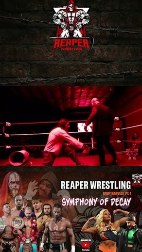 Body Harvest - Good Thelonious Uses Staple Gun on Crazzy Steve - Reaper Wrestling